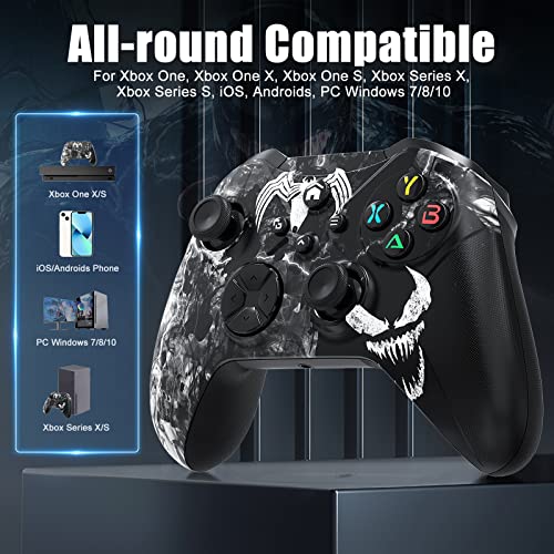Gamrombo Wireless Controlle for Xbox Controller,Compatible with Xbox One,Xbox Series X/S, PC with Turbo/Macro Function, 3.5mm Headphone Jack