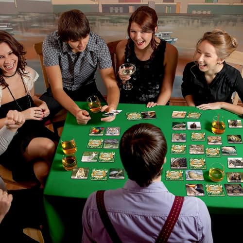 gisgfim 100 PCS Memory Matching Game Wild Animals Concentration Memory Card Matching Games - style: Wild Animals