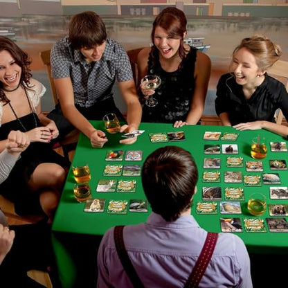 gisgfim 100 PCS Memory Matching Game Wild Animals Concentration Memory Card Matching Games - style: Wild Animals