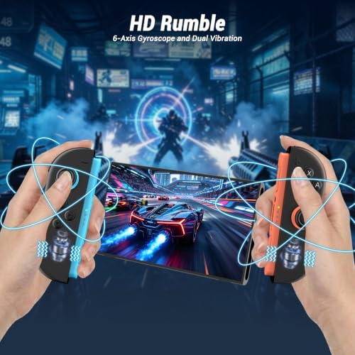 JORREP Controller for Nintendo Switch, Wireless Switch Controllers for Switch 2, Magnetic Installation/Mouse Operation/HD Rumble/Wake-up/Screenshot