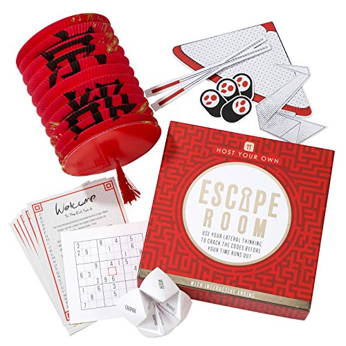 Talking Tables Escape Room Game at Home | Host Your Own Games Night | Japanese Themed | Interactive Ending | for Birthday Party, After Dinner Parties, Entertainment, Adults, Teenagers - color: Escape Room at Home