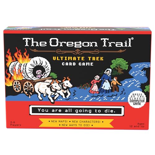 Goliath The Oregon Trail: Ultimate Trek Card Game | Based on The Classic Computer Game | New Maps and Characters | 2-6 Players, Ages 12+