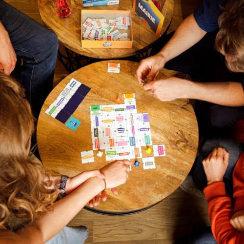 Link City Board Game - Family or Adult Cooperative Party City Building Game for 2 to 6 Players by Blue Orange Games. Recommended for Ages 8 & Up.