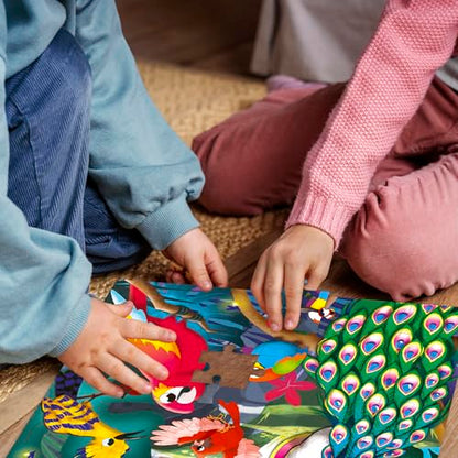 Puzzles for Kids Ages 4-6 - 4 x 60 Piece Jigsaw Puzzles for Toddlers 3-5 | Polar, Birds and Animals - Educational Kids Puzzles Ages 6-8 - Learning Gift Game for Children and Toddlers - color: 4x60 Birds
