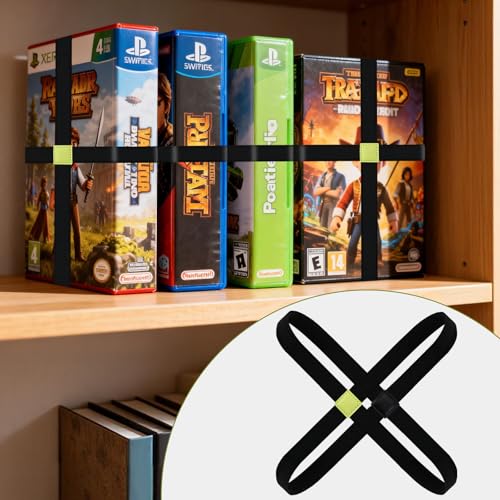 8Pcs Board Game Elastic Box Bands,Durable & Equipped With Anti-Slip Design To Keep Your Board games, Tabletop games,Card games,RPGs & Other Items Remain Closed During Travel & Storage Without Rubbing