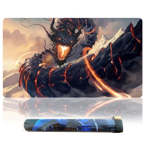 TCG playmat Table Mats Size 70X40 cm Mousepad Compatible for MTG RPG CCG Trading Card Game Play mats Original Play Mat Art Designs & Accessories (6) - color: 6