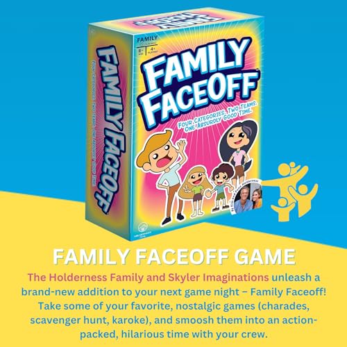 Faceoff Fun Active Game Meant to Get You Moving with The Holderness Family - Best for Rainy Day Play