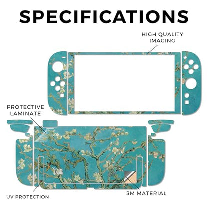 Gaming Skin Compatible with Nintendo Switch 2 Console Only - Almond Blossom - Premium 3M Vinyl Protective Wrap Decal Cover - Easy to Apply | Crafted in The USA by MightySkins - color: Almond Blossom, size: Switch 2 Console Skin Only, style: Matte Finish