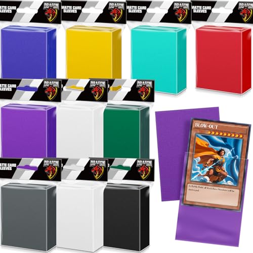 1000Pcs Trading Card Sleeves, 10 Colors Top Loading Sleeves for Standard Cards 2.5" X 3.5", Card Protector for Baseball Card,Sports Cards,Game Card,Business Cards - color: 10 Colors, size: 1000PCS