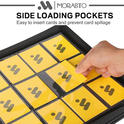 Card Binder 12 Pocket,Trading Card Binder Holds up to 1200 Cards with 50 Sleeves,Zipper Card Holder Album Compatible with TCG Card/Game Cards/Sports Card - color: Light Blue, size: 12 Pocket 1200