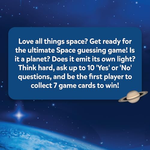 Skillmatics Guess in 10 – NASA Space, Educational Card Game, Gift for Kids | Family Trivia Game, STEM Board Game, Science & Planets, Screen-Free Fun, Girls & Boys Ages 8, 9, 10 and Up - style: 4. Space