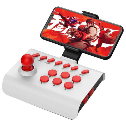 Arcade Fight Stick Joystick For PS4/PS3/PC,Game Controller Fighting Joystick with Turbo & Macro Functions (black) - color: black