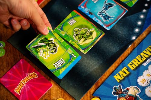 Capstone Games Rowdy Partners Strategy Card Game for 2-4 Players | 30 Minutes, Cooperative Wrestling Game, Trick Taking Game, Family Game Night