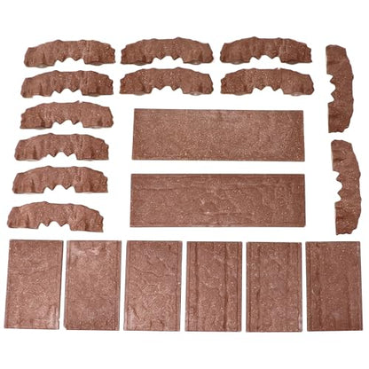 Dirt Cheap Dungeons - Cavern Rock Bridges Kit | Modular & Customizable | Injection-Molded for Superior Durability | TTRPG Accessories for D&D, Daggerheart, & Tabletop Gaming