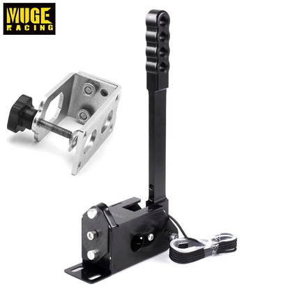 MUGE RACING 64 Bit USB PC Handbrake Sim Handbrake Compatible with Logitech G27 G25 G29 T300 T500 for Sim Racing Games DiRT Rally 2/4, Project CARS 2/3, Forza Horizon 4/5 (With Clamp, Black)