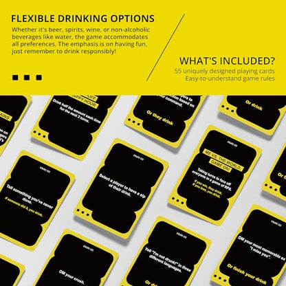 I'm NOT Drunk Drinking Game for Adults, Adult Party Card Game for Game Night, Bachelorette Party, 21st Birthday, Bachelor Party, Girls Night, Couples and Friends