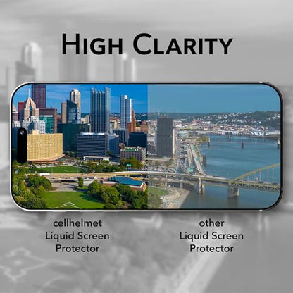 Liquid Glass Wipe On Nano Screen Protector | Scratch and Shatter Protection | Universal Screen Protector for Phones and Smart Watches | Made in USA