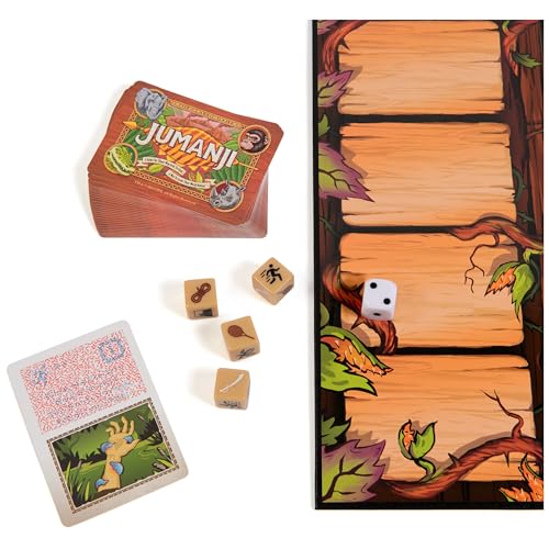 Spin Master Games Jumanji: The Game 30th Anniversary Classic Board Game | Thrilling Jungle Adventure, Solve Riddles & Dodge Dangers To Win, Teaches Strategic Problem Solving, 2-4 Players, Ages 8+ - style: Classic Board Game