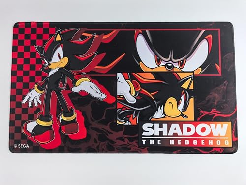 KESS: Sonic: Playmat - Modern Shadow - 23.75 x 13.5 Neoprene, Non-Slip, Tabletop Accessory, Comfort-Protection, Card-Board-Dice-RPG Games, Mouse Pad - style: Modern Shadow