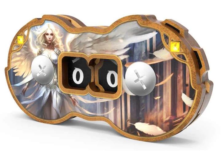 Green Stuff World Life Counters for Popular Tabletop Games (White) - style: White