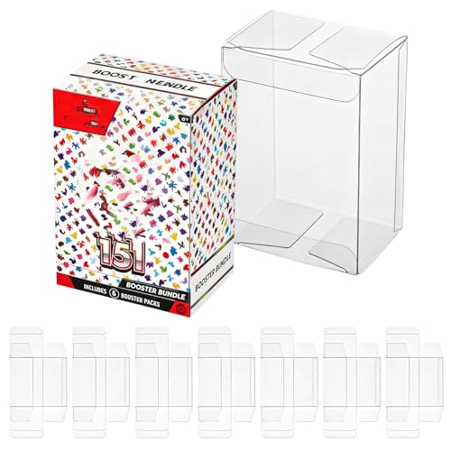 12 PCS Protector Box for Booster Bundle/Build and Battle, Booster Bundle Case, Booster Pack Protector (Will NOT fit New Booster Bundle) Compatible with Booster Bundle Pack Case Trading Cards