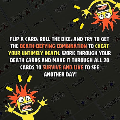 Ginger Fox: We're All Gonna Die - Hilarious Adult Party Game, The Co-Operative Card Game of Dicing with Death, NSFW Silly Humor, Ages 16+, 1+ Player - style: We're All Gonna Die