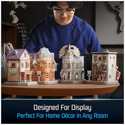 4D Build Harry Potter Diagon Alley Playset 3D Puzzle Model Kit for Adults - style: Diagon Alley 3D Puzzle 287 pcs