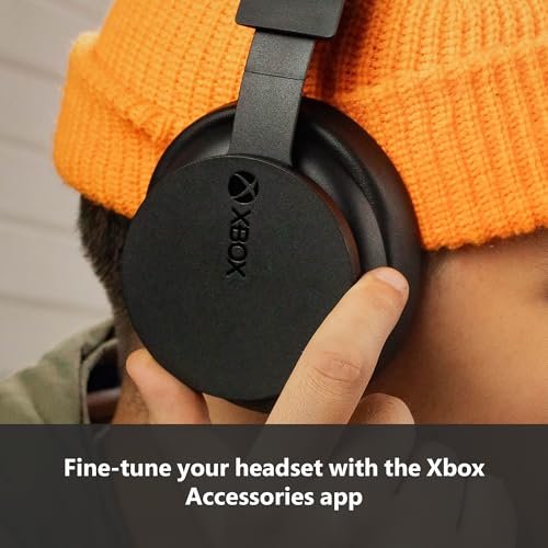 Xbox Wireless Gaming Headset | Carbon Black | Over Ear Headphones | Spatial Audio with Dolby Atmos | Consoles, PCs, TVs, Mobile, and More