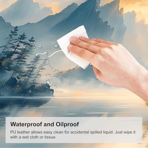 Mouse Pad, Large Anti-Slip with Stitched Edges Desk Mat Desktop Laptop Computer Desk Keyboard Mat,Table Protector Blotter Mat (Mountain, 35.4" x 15.7") - color: Mountain, size: 35.4" x 15.7"