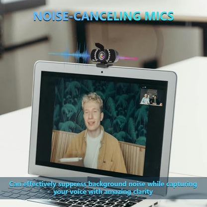 Akyta 1080P PC Webcam, Plug and Play USB C Camera with Microphone/Privacy Cover/Stand/Adapter & Wide Angle 110°, Web Camera for Desktop Computer PC Mac Video Calling/Zoom Conference - color: 1080P Webcam USB A to C