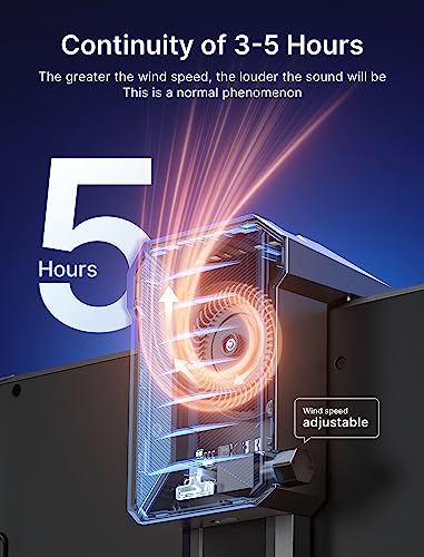 JSAUX Cooling Fan for Steam Deck/Steam Deck OLED, Innovative Stand Cooler | Innovative Cooler with Stand-GP0201