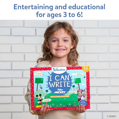 Skillmatics I Can Write Disney Junior Mickey Mouse - Reusable Preschool Learning Activities, Educational Toy and Game, Back to School Supplies, Gifts for Students, Kids, Toddlers Ages 3, 4, 5, 6 - style: 9. I Can Write Disney Mickey