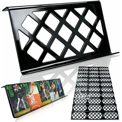 30 Modular Trade Card Risers | Black Acrylic - Perfect for Trade Shows, Display Cases, and Card Vendors - Display Stand for Sports Cards & Trading Card Games