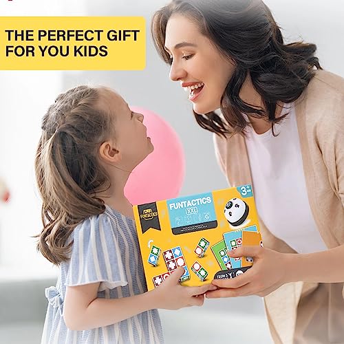 XXL Funtactics Wooden Matching Game Puzzle 3.0 Games, Pattern Block Match Puzzles Building Cubes with Bell for Kids and Adults Toys Board Games for Family Holidays Night 5 Players