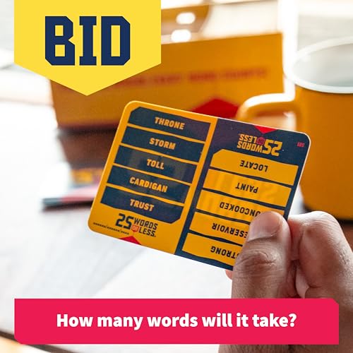 25 Words or Less Board Game, Figure Out the Secret Words Before Time Runs Out, 300 Cards, Timer & Countdown Board Included, Fast-Paced Party Game for Families & Adults,Fun for Game Nights & Gatherings