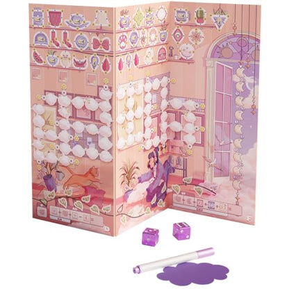 Daydream Board Game | Cozy Roll-and-Write Puzzle with 8 Sceneries, Relaxing Game for Kids & Adults, Ages 8+, 1-5 Players, 15-30 Mins