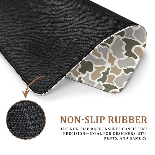 Camo Flying Bird Mouse Pad, Bird Lover Gifts, Wildlife Hunting Style Animal Mouse Pad for Home Office Computer Gaming Desk Essentials, 9.5x7.9 Inch - color: 13Child