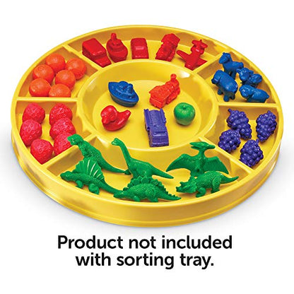 Learning Resources Circular Sorting Tray - 1 Piece, Grades Pre-K+ Classroom Tools for Early Math, Counting, Sorting and Classifying, Teacher Supplies (Pack of 2) - size: Small (Pack of 2)