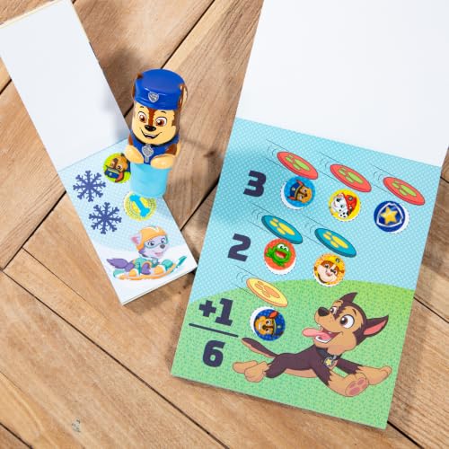 Melissa & Doug Sticker Wow! PAW Patrol Chase, Stamper Activity Book Toy | 500 Surprise Stickers, Mini Pad, Chase Stamper Toy, Mess-Free Travel Toys, Arts & Crafts, Preschool Toys for Kids, Ages 3+ - size: Bundle