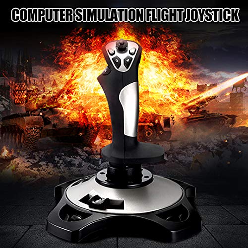 Gaming Flightstick USB Flight Stick PC Joystick Controller Simulator Gamepad Wired Gaming Control for Flight Stick Simulation Games