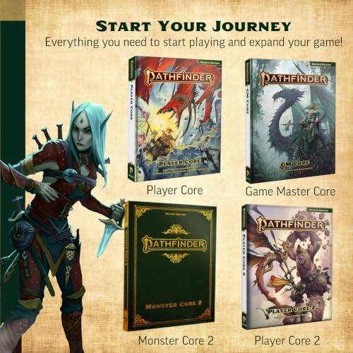 Pathfinder GM Core (P2) - Second Edition Remaster Game Master Rulebook 336 Pages with Monster Creation & Magic Items