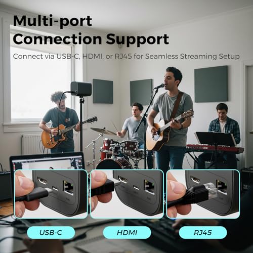 NearStream VM20 Streaming Camera and VK40 Photography Lighting Kit Bundle, for Livestreaming, Video Creation