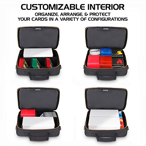 ENHANCE Tabletop MTG Card Travel Bag + Trading Card Binder Album - Bundle