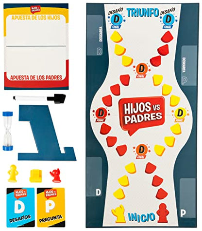 Table games – children against parents – test and questions for children and families – 2 – 6 players – 6065093 – board games for children from 6 years