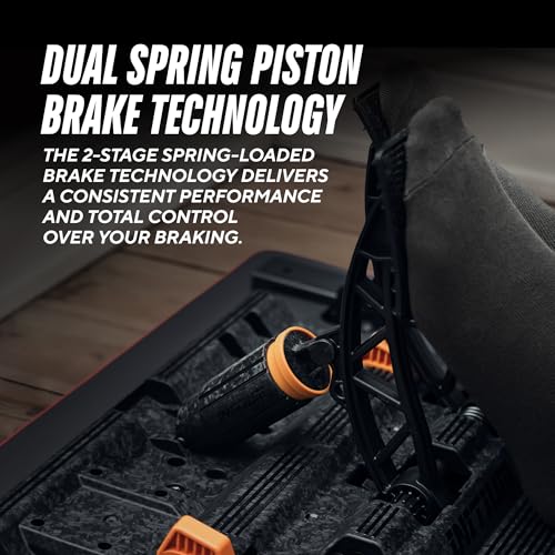 Asetek Racing Dual Spring Piston Initium Brake and Throttle Sim Racing Pedals - size: Initium
