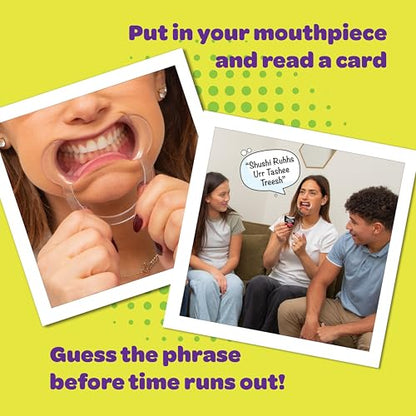 Mouth Off Card Game - Family Games for Kids and Adults, Guess the Phrase Before the Timer Runs Out, Family Game Night, 4-8 Players, Ages 8+ - style: Mouth Off