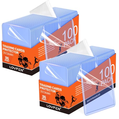 200 Film-Protected Toploaders +200 Penny Sleeves for Trading Cards | Dust-proof, scratch-free, crystal-clear for baseball and sports cards - size: 200Pack