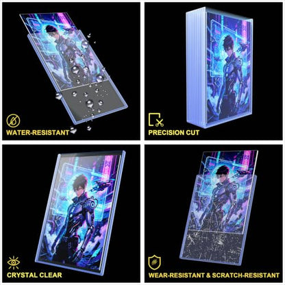 10ct Current Comic Book Toploaders - Crystal Clear Rigid Protectors | Protect Modern Comics from Scratches, Dust and Moisture, Rigid Clear Holders Provide Safe Storage and Display Protection - size: 10ct Current Comic Book Toploader