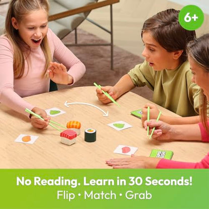 Super Sushi – Fun Family Board Game - Hilarious Party Matching Card Game for Kids, Teens & Adults