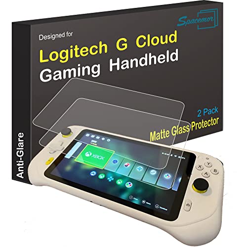 Matte Tempered Glass Compatible with Logitech G Cloud Anti Glare Screen Protector 2 Pack Designed for G Cloud Gaming Handheld Console Anti Reflection Screen Guard